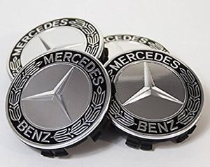 4 tappi coprimozzo Mercedes 75mm - diversi colori - Accessori Auto In  vendita a Milano